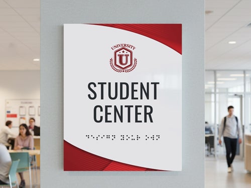 Housing signage example