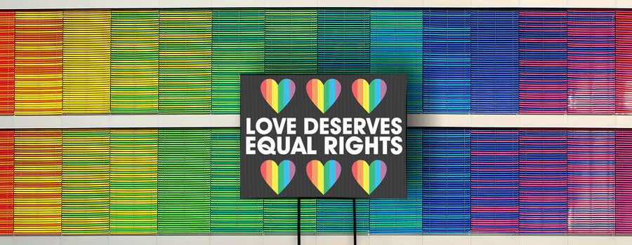 Celebrating Pride Month with Pride Signs
