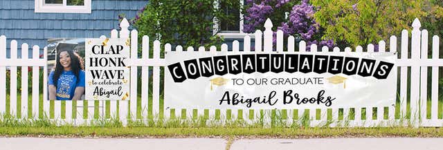 Celebrate the Class of 2021 with Graduation Signs