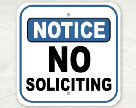 No Soliciting Sign: Do Signs Stop Solicitors? No Soliciting Explained