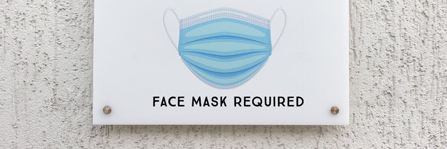 Mask Required Signs: Getting Ready for Winter