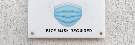 Mask Required Signs: Getting Ready for Winter