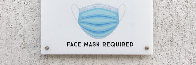 Mask Required Signs: Getting Ready for Winter