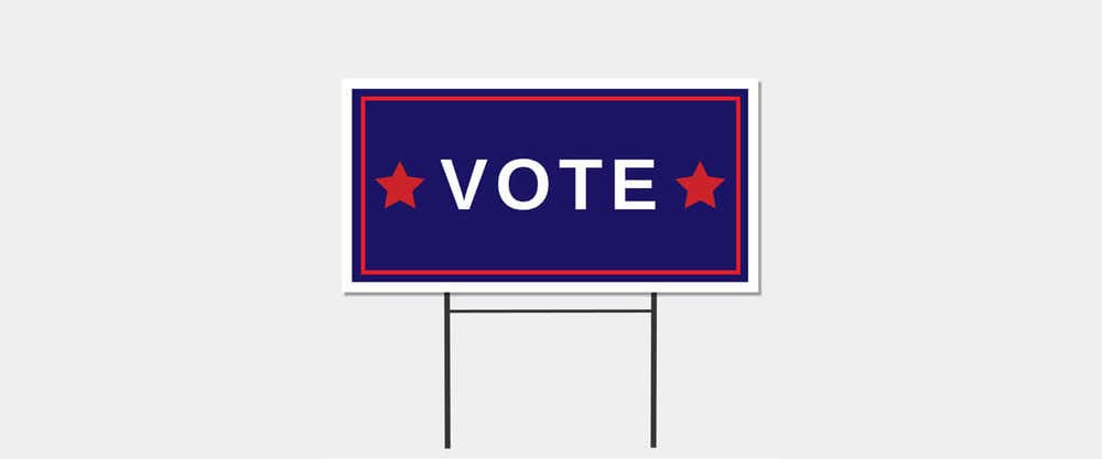 Reduce, Reuse, and Recycle Those Plastic Yard Signs
